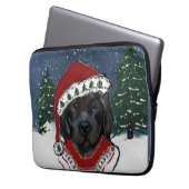 Neufundland-Hund Laptopschutzhülle (Vorderseite Links)