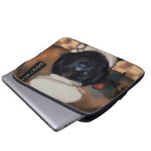 Neufundland-Hund Laptopschutzhülle (Vorne Knopf)