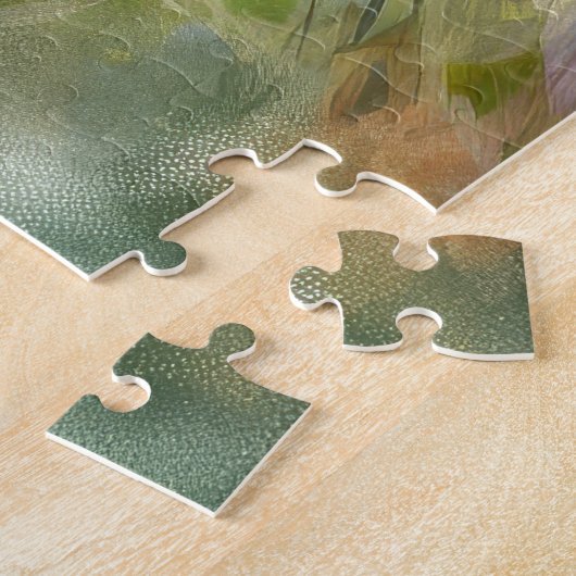 Neufundland Hund mit Ostereiern Urlaub Puzzle (Seite)