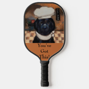 Neufundland-Hund Pickleball Schläger
