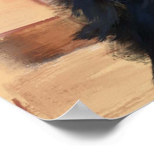 Neufundland-Hund Poster (Ecke)