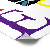 Neufundland-Hund Poster (Ecke)