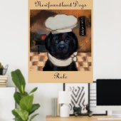 Neufundland-Hund Poster (Heimbüro)