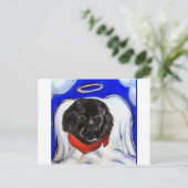 Neufundland-Hund Postkarte (Stehend Vorderseite)