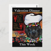 Neufundland-Hund Postkarte (Vorne/Hinten)