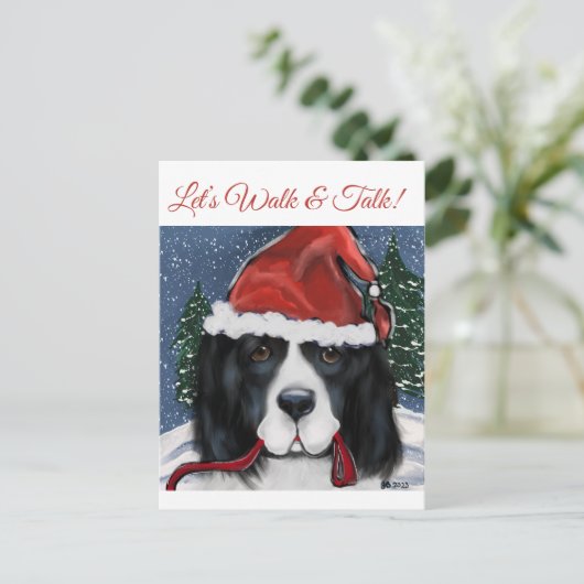 Neufundland-Hund Postkarte (Stehend Vorderseite)