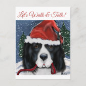 Neufundland-Hund Postkarte (Vorderseite)