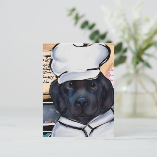 Neufundland-Hund Postkarte (Stehend Vorderseite)