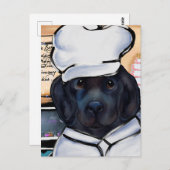 Neufundland-Hund Postkarte (Vorne/Hinten)