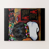 Neufundland-Hund Puzzle (Horizontal)