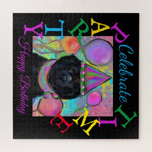 Neufundland-Hund Puzzle (Horizontal)