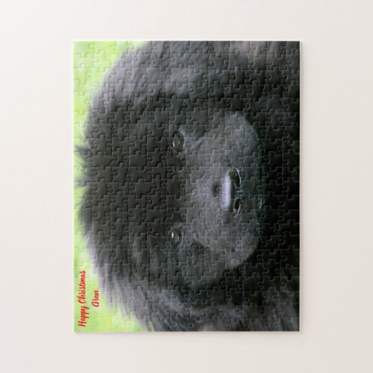 Neufundland Hund. Puzzle (Vertikal)