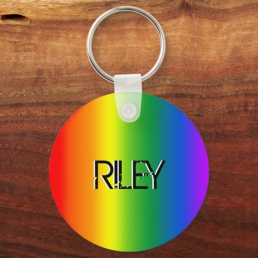 Neufundland Hund Schlüsselanhänger Custom Pup Dog (Rückseite)