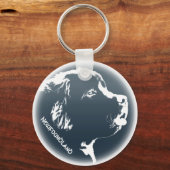 Neufundland Hund Schlüsselanhänger Neufundland Sch (Vorderseite)