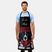 Neufundland-Hund Schürze (Getragen)