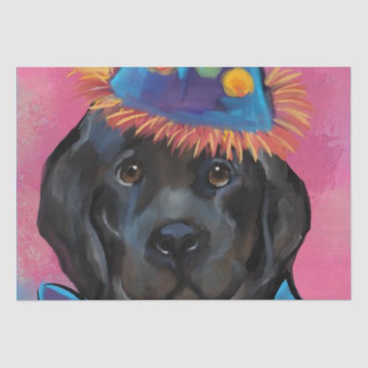 Neufundland-Hund Seidenpapier (Vorderseite)