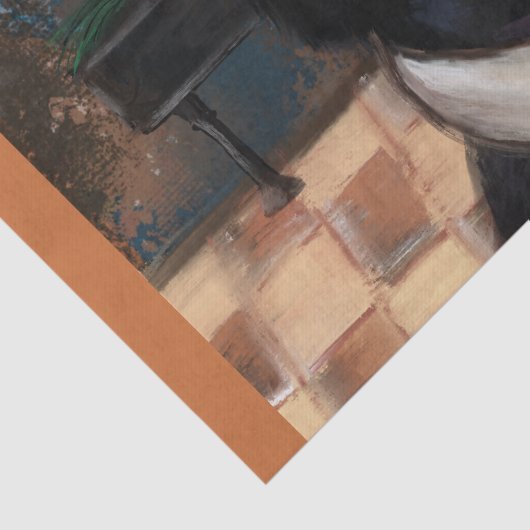 Neufundland-Hund Seidenpapier (Detail)