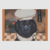 Neufundland-Hund Seidenpapier (Vorderseite)