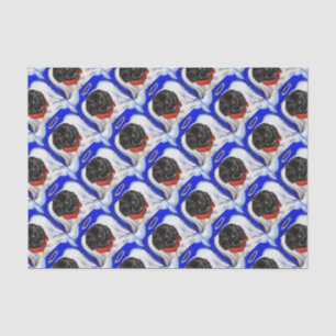 Neufundland-Hund Seidenpapier