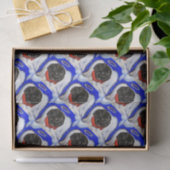 Neufundland-Hund Seidenpapier (Geschenk)