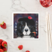 Neufundland-Hund Serviette (Beispiel)