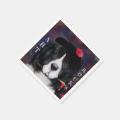 Neufundland-Hund Serviette (Ecke)