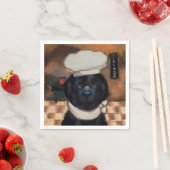 Neufundland-Hund Serviette (Beispiel)