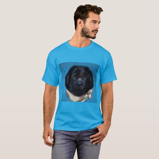 Neufundland-Hund T-Shirt (Vorne ganz)