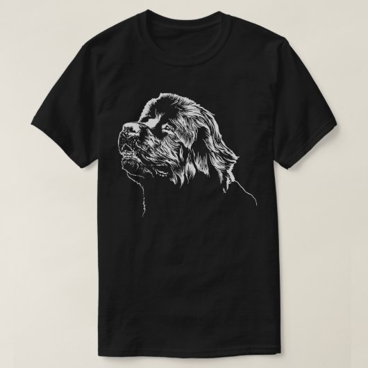 Neufundland-Hund T-Shirt (Design vorne)