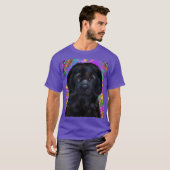 Neufundland-Hund T-Shirt (Vorne ganz)