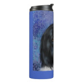 Neufundland-Hund Thermosbecher (Nach links gedreht)