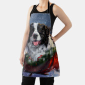 Neufundland Hund Weihnachtsfest Schürze (InSitu)