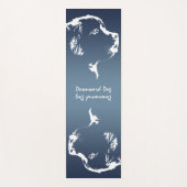 Neufundland Hund Yoga Mats Welpe Hund Yoga Mat Yogamatte (Vorderseite)