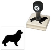 Neufundland Hunde Silhouette Newf Gummistempel (Stempel)