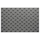 Neufundland Hunde Silhouetten Gemustert Stoff (Fat Quarter (45,7 x 55,9 cm))