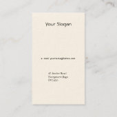 Neufundland-Hunde Visitenkarte (Rückseite)