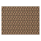 Neufundland Hunde Weihnachtsmannmützen Weihnachtsf Tischdecke (Vorderseite (Horizontal))