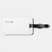 Neufundland-HundeGepäckanhänger Gepäckanhänger (Rückseite horizontal)