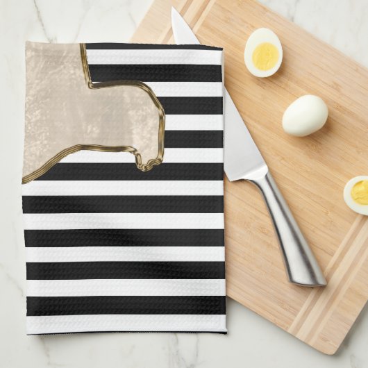 Neufundland-HundeGeschirrtuch Küchentuch (Viertel Falte)