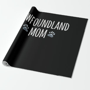 Neufundland-Hundemutter Hundeliebhaber Pfoten Ge Geschenkpapier