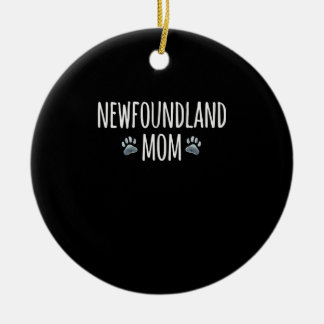 Neufundland-Hundemutter | Hundeliebhaber Pfoten Ge Keramik Ornament