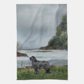 Neufundland-Hunderiver valley Geschirrtuch (Vertikal)