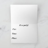 Neufundland - Hundeschuss-Einladung Einladung (Innenseite)