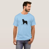 Neufundland-HundeSilhouette T-Shirt (Vorne ganz)