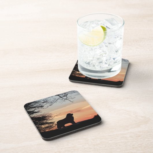 Neufundland-HundeUntersetzer Untersetzer (Rechte Seite)