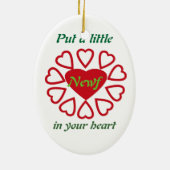 Neufundland-Hundeverzierung Keramikornament (Hinten)