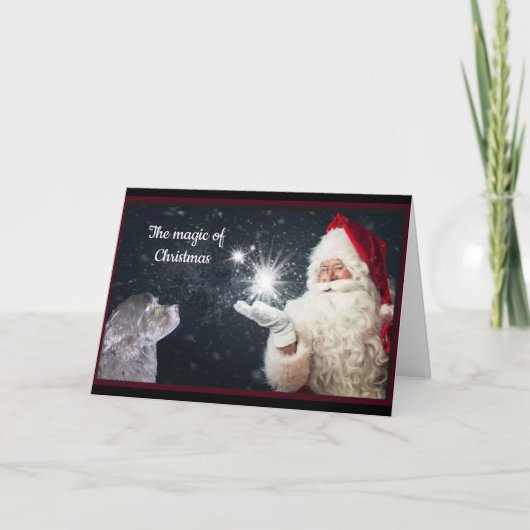 Neufundland - Hundeweihe Feiertagskarte (Vorderseite)