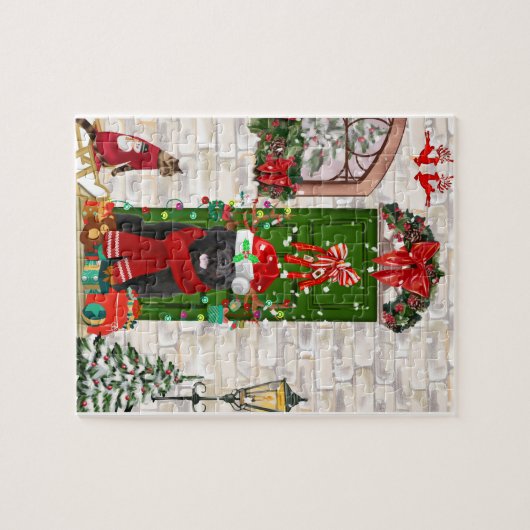 Neufundland - Hundeweihe Puzzle (Horizontal)