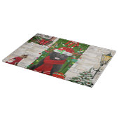 Neufundland - Hundeweihe Schneidebrett (Ecke)