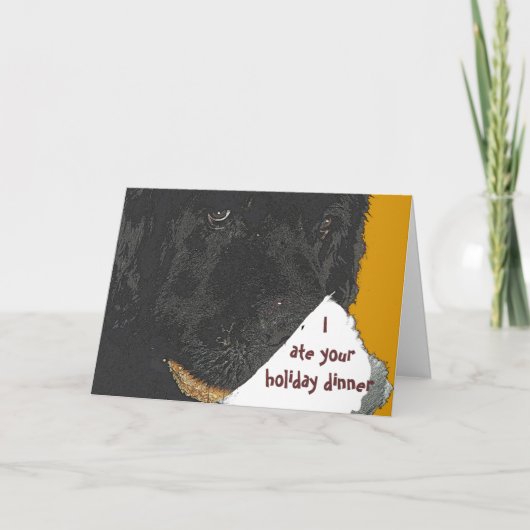 Neufundland-Hundfeiertags-Karte Feiertagskarte (Vorderseite)